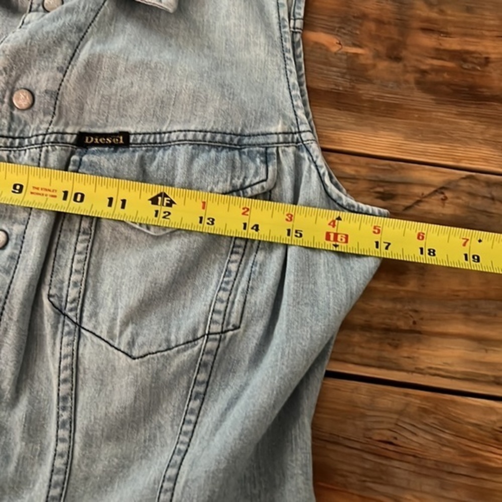 Vintage Diesel Basic Science Button Front Closure… - image 7